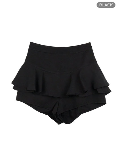 flare-chic-mini-skirt-og407 / Black