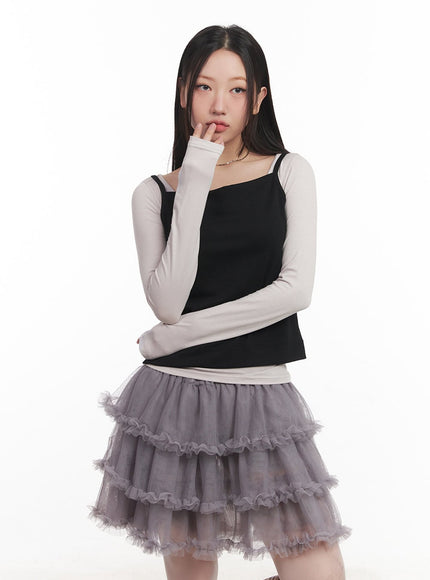 sleeveless-boat-neck-crop-top-cm528 / Black