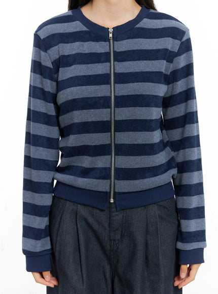 Ralph Striped Two-Way Zip-Up CS524