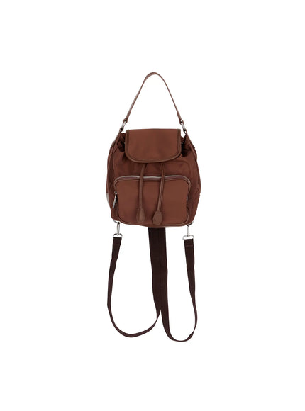 casual-adjustable-pocketed-backpack-ca503 / Brown