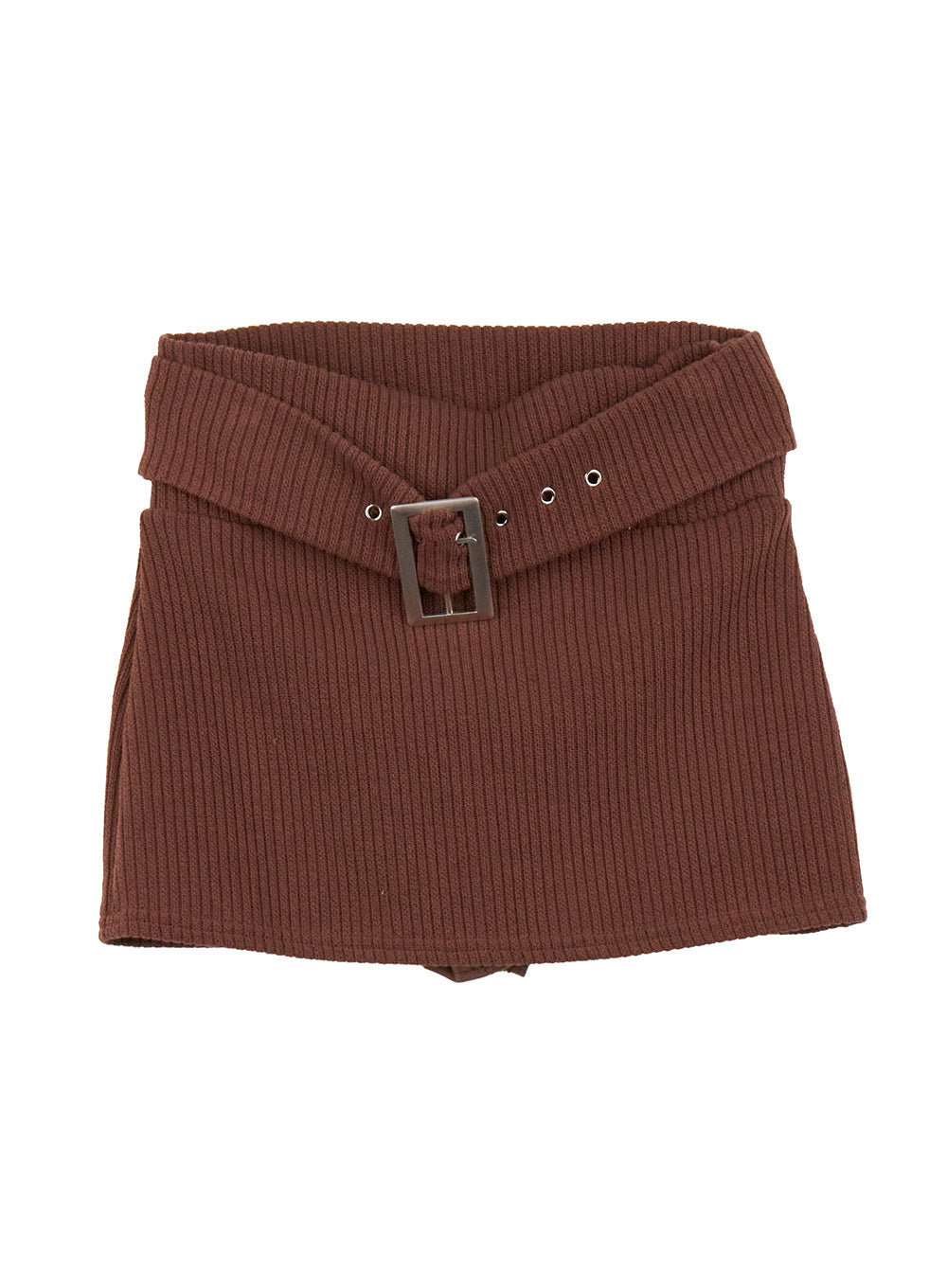 Belted Slim-Fit Mini Skirt CJ507