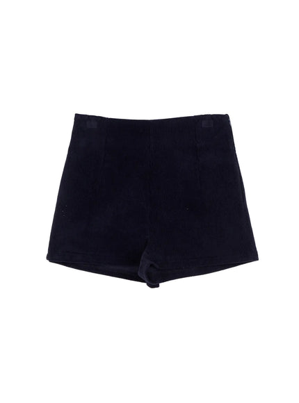 High-Waisted Corduroy Shorts CN528