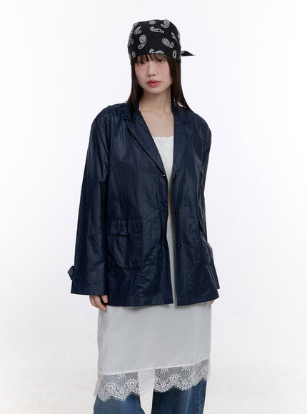 thin-windbreaker-blazer-cf512 / Dark blue
