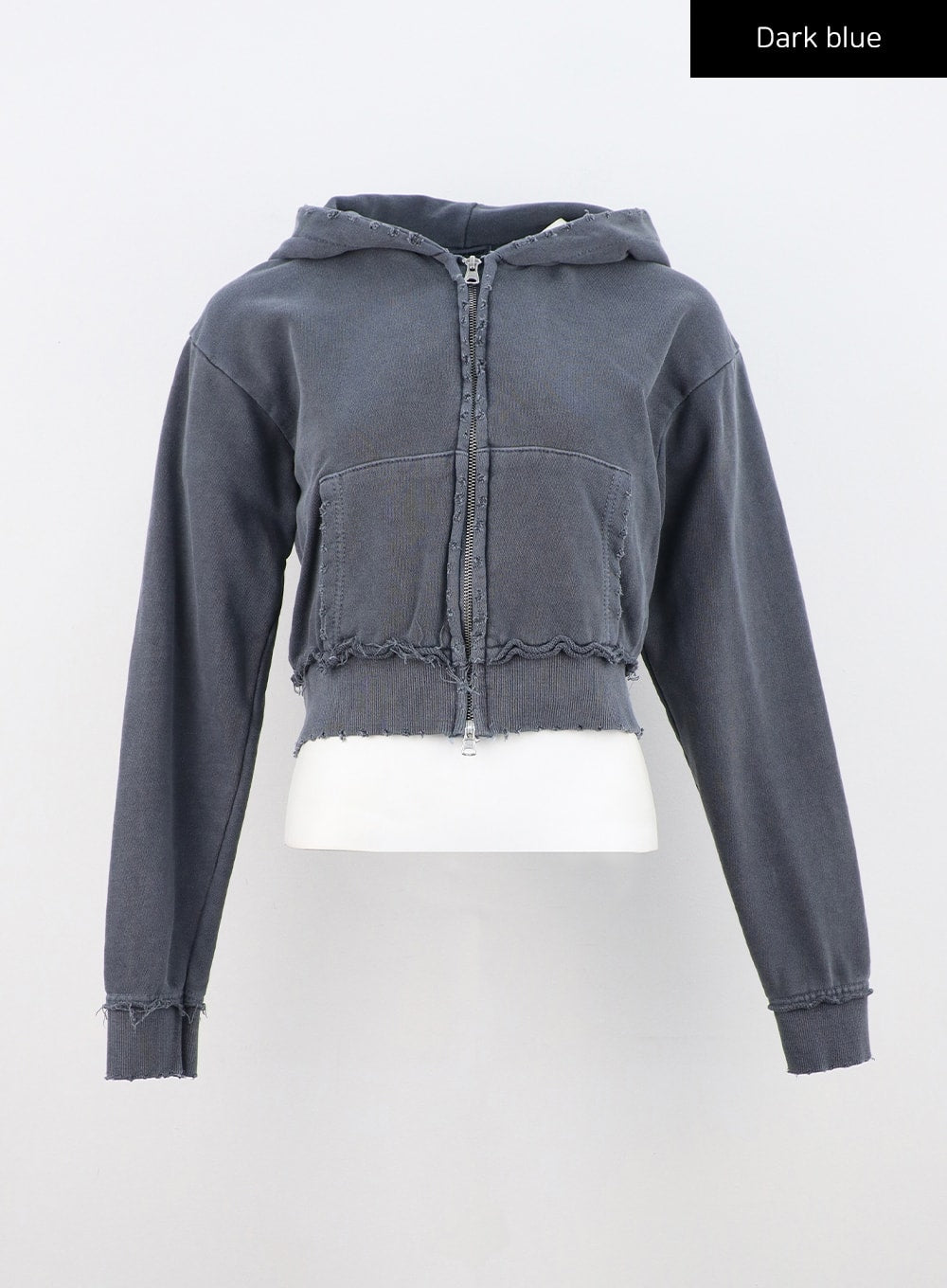 Washed Zip-Up Sweat Jacket CN303