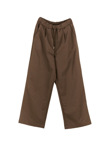 essential-wide-fit-sweatpants-cf511 / Dark brown