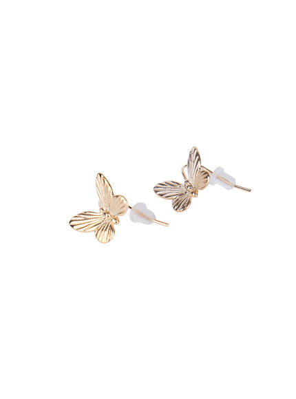 butterfly-charm-earrings-cl516 / Gold