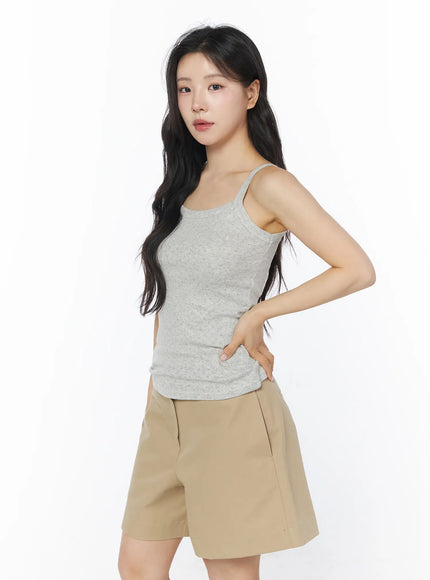 scoop-neck-tank-top-cy522 / Gray