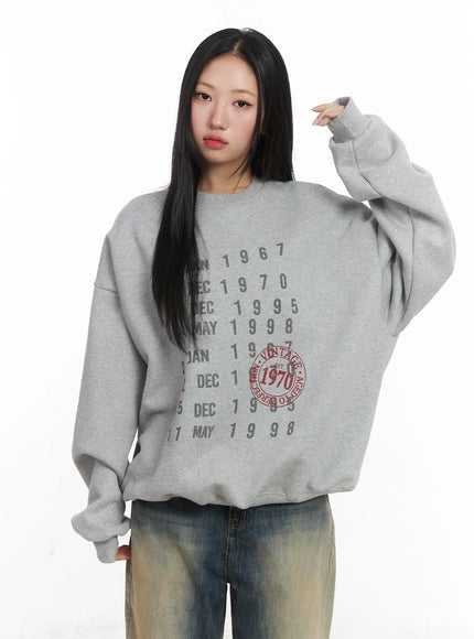 comfy-graphic-oversized-sweatshirt-cd530 / Gray