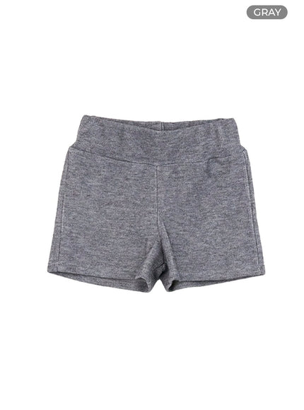 slim-fit-solid-shorts-co418 / Gray