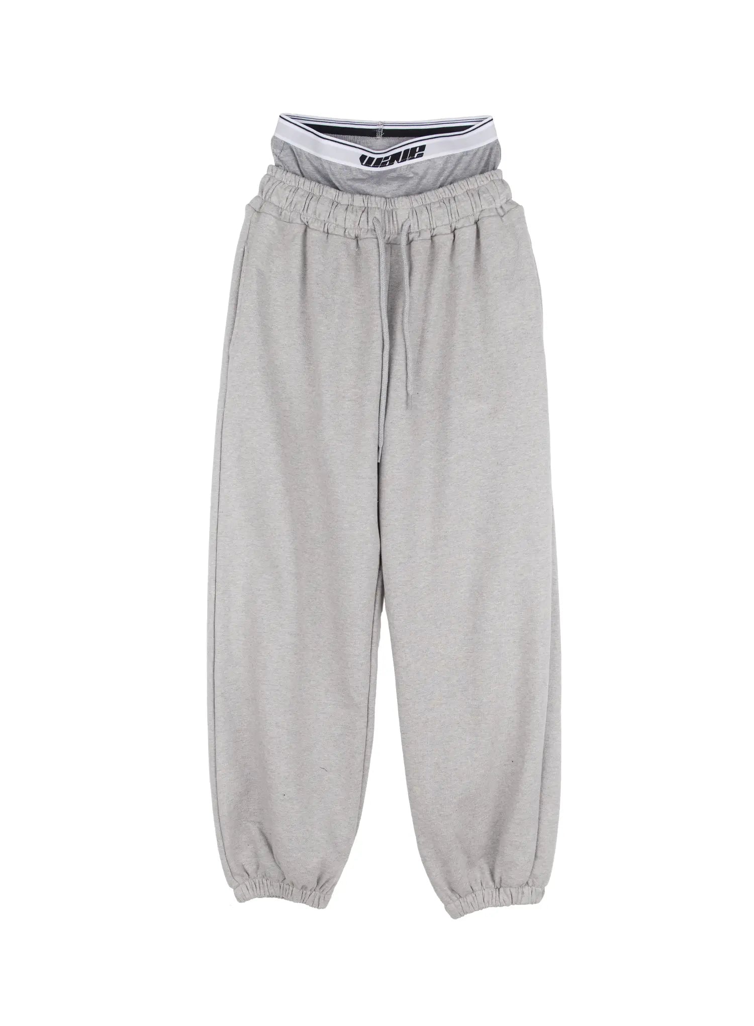 casual-ankle-banded-sweatpants-cf503 / Gray