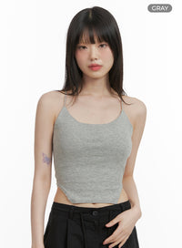 solid-cami-top-with-pads-cy414 / Gray