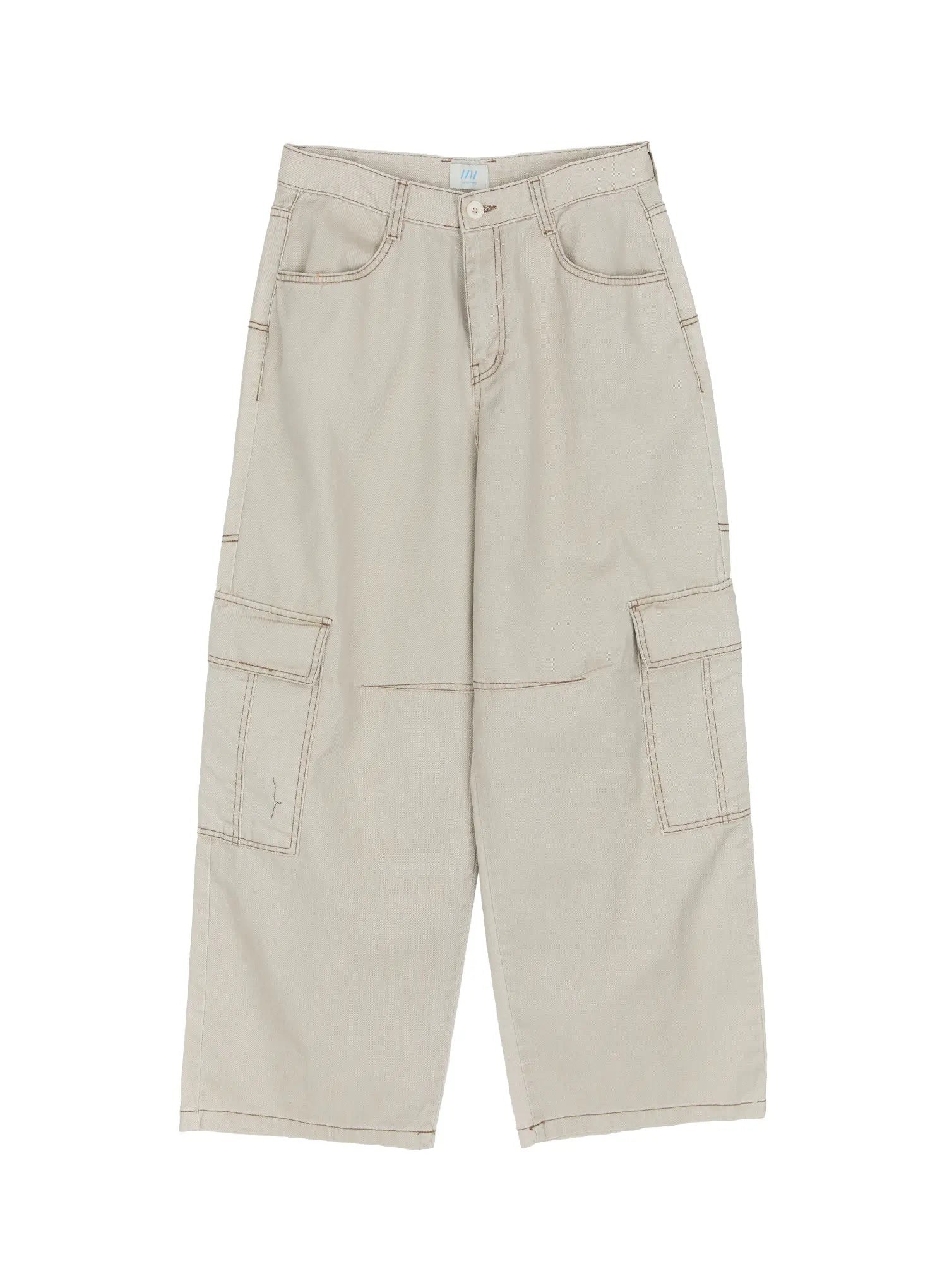 wide-leg-cargo-pants-cm511 / Light beige
