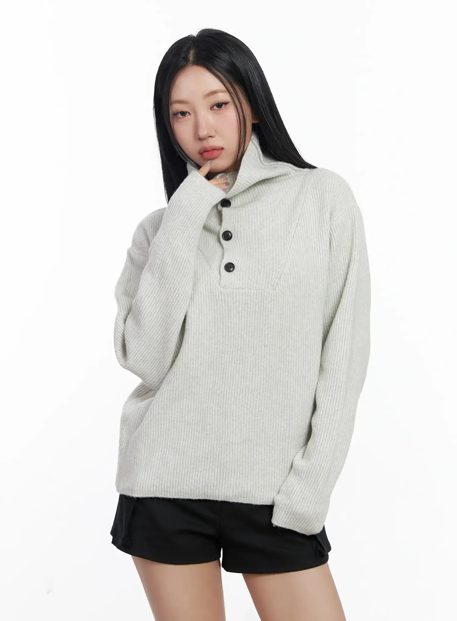 Turtle-Neck Knit SWeater CJ530