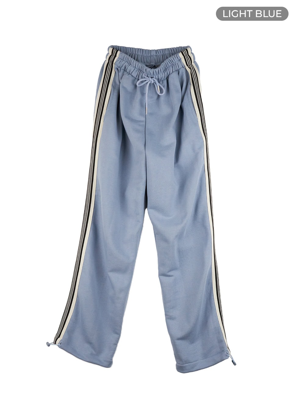 stripe-banded-sweatpants-cl431 / Light blue