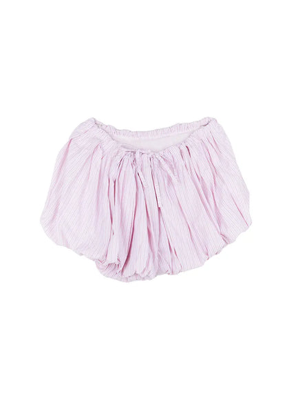 striped-balloon-shorts-cl509 / Light pink
