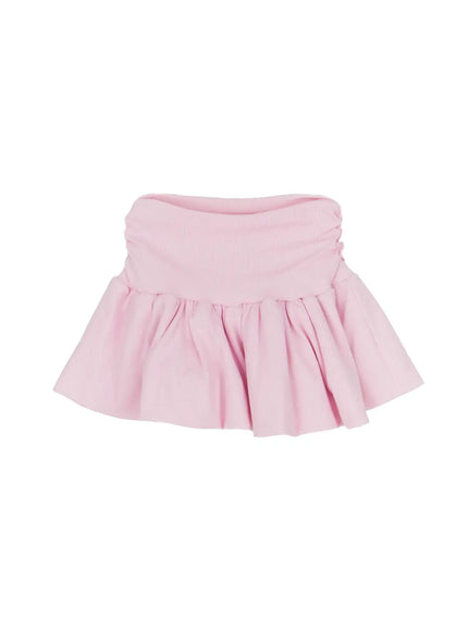 pleated-mini-skirt-cf523 / Pink