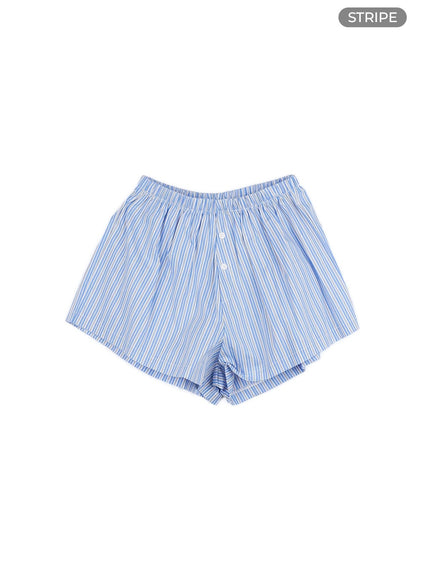 banded-checkered-boxer-shorts-cg409 / Stripe