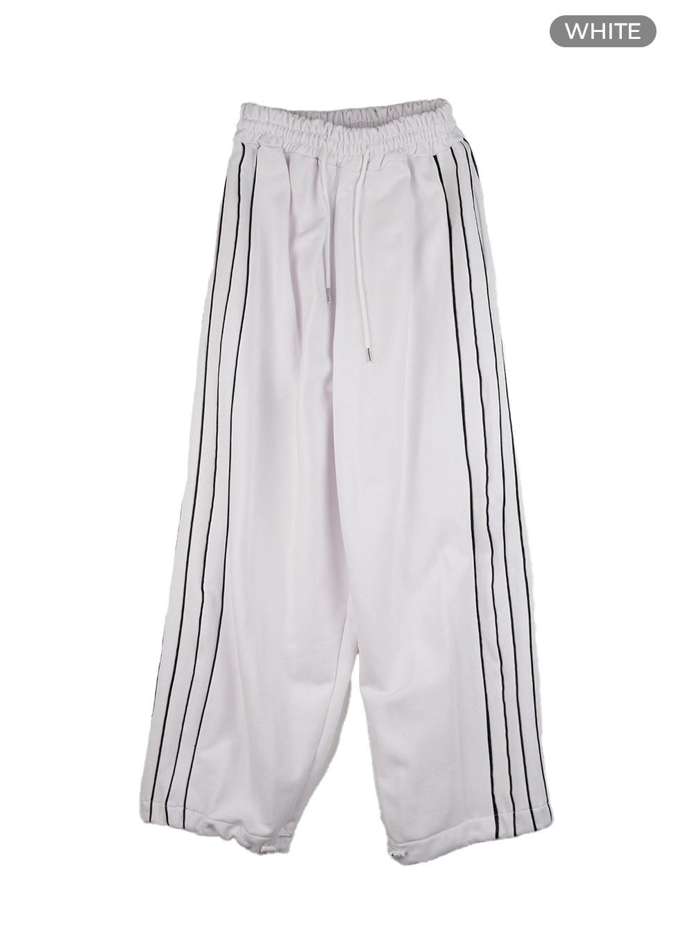 cotton-string-banded-sweatpants-cg402 / White