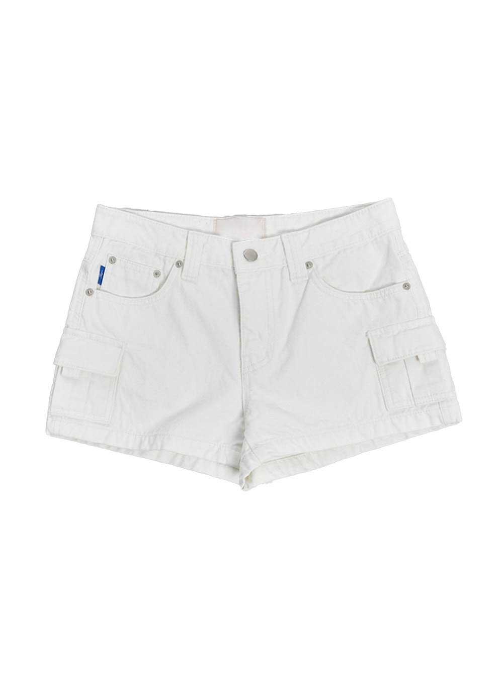 cotton-cargo-shorts-ca521 / White