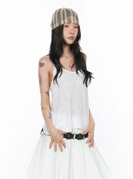 basic-loose-fit-tank-top-ca527 / White