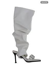faux-leather-buckle-detachable-heels-cm405 / White