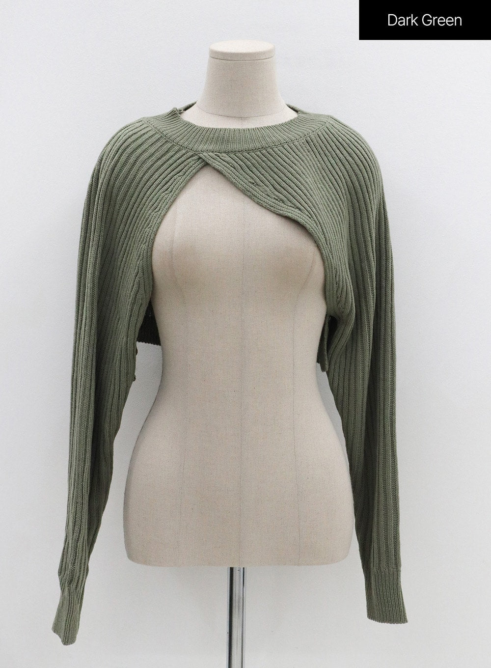 Unbalanced Knitted Bolero OS05 - Lewkin