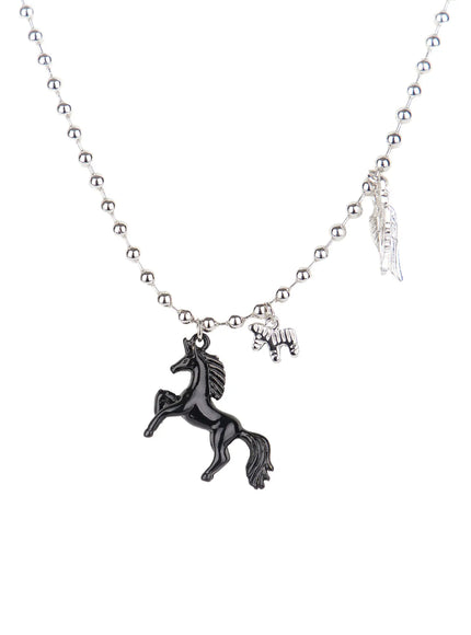 horse-charm-necklace-f502