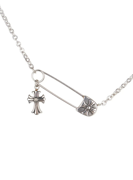 Safety Pin Necklace CO503