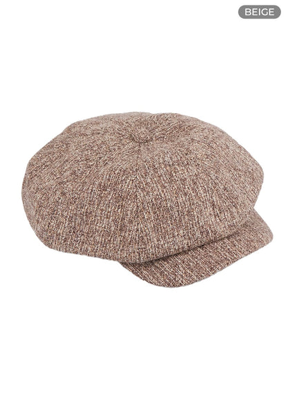 cotton-newsboy-cap-cs420 / beige