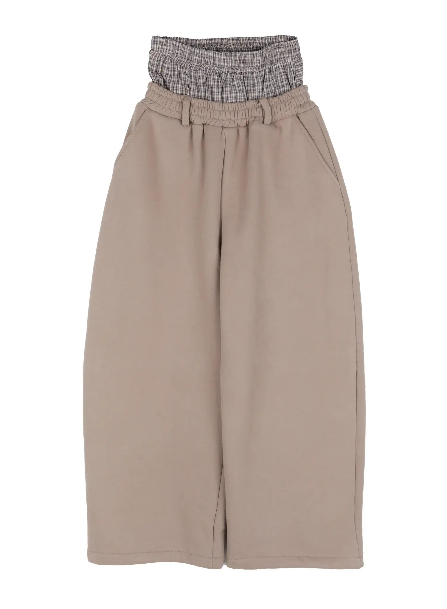 double-layered-sweatpants-cn527 / Beige