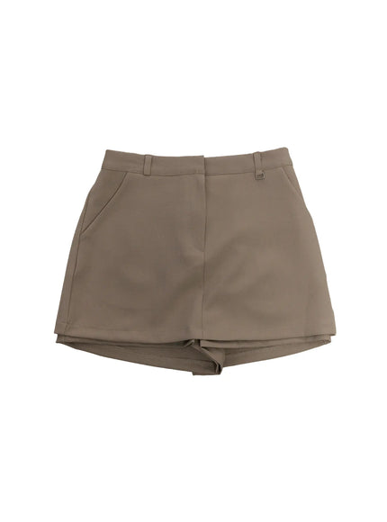 basic-mini-skort-cs530 / Beige