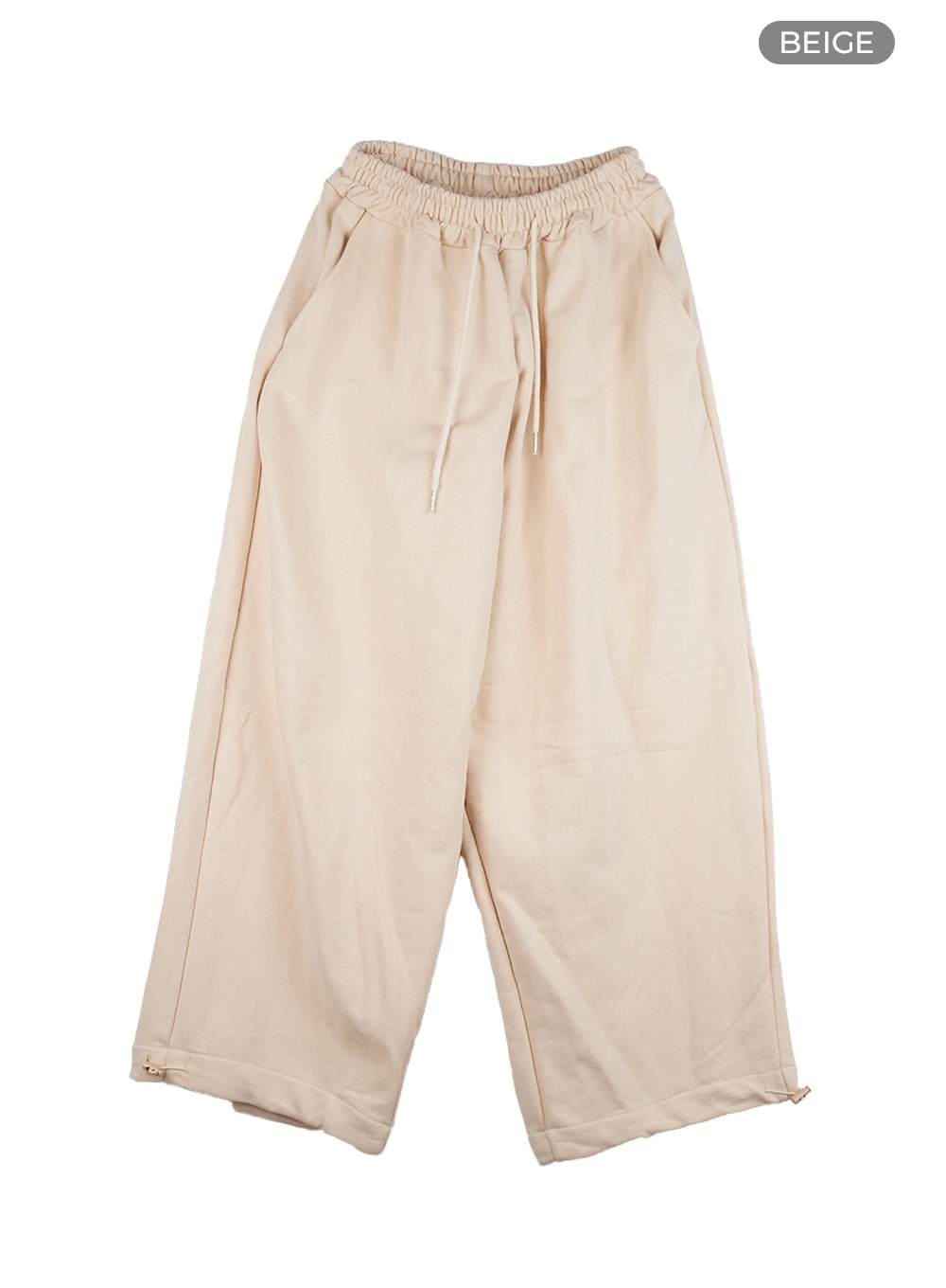 wide-fit-cotton-sweatpants-cs404 / Beige