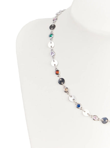 Rainbow Crystal Necklace CM525