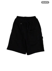 baggy-midi-sweat-shorts-cu413 / Black