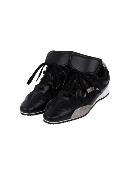 metallic-stilleto-sneakers-cm520 / Black