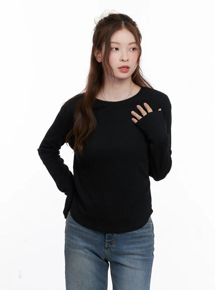 Crew Neck Long Sleeve Top CG520