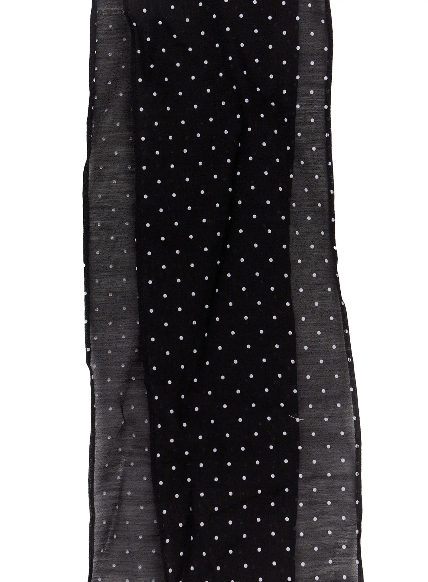 Sheer Polka Dot Skinny Scarf CS524