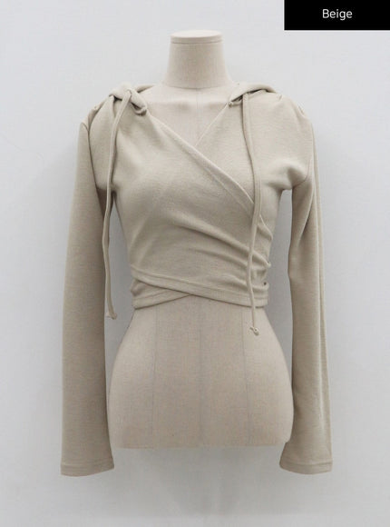 Wrap Crop Hoodie CS27