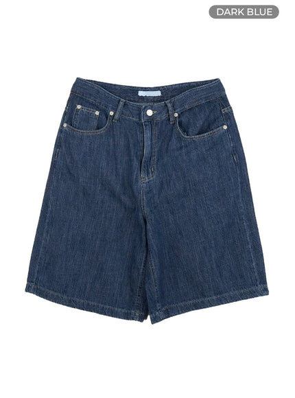 low-rise-jorts-cu417 / Dark blue