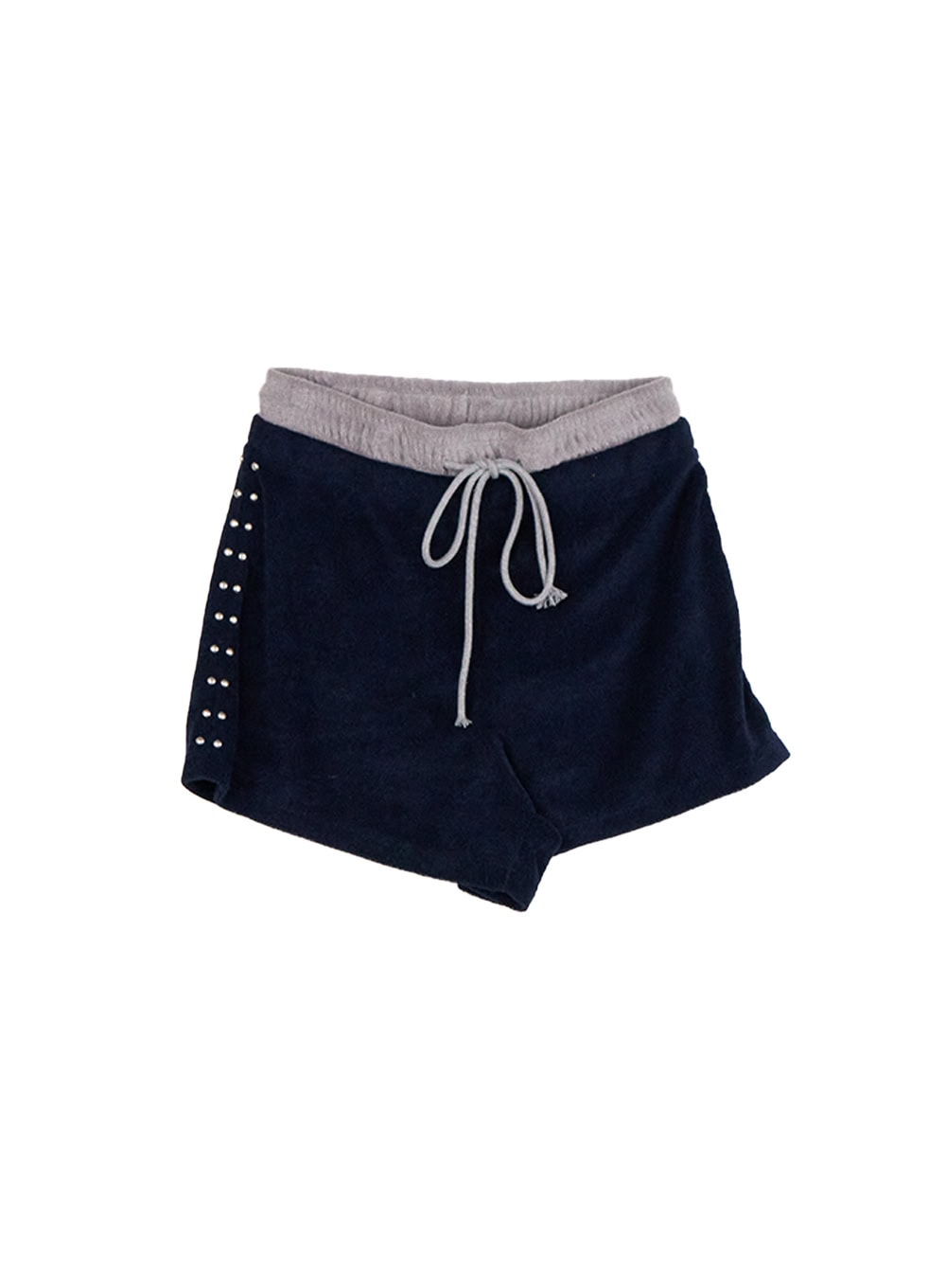 studded-soft-touch-shorts-cd416 / Dark blue