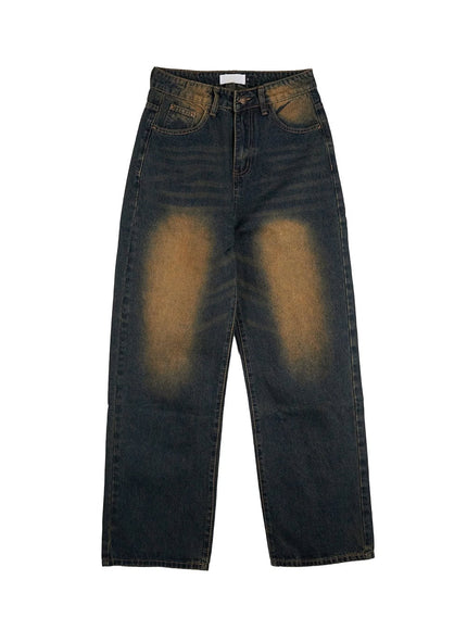 mya-cotton-comfort-straight-jeans-cn401 / Dark blue