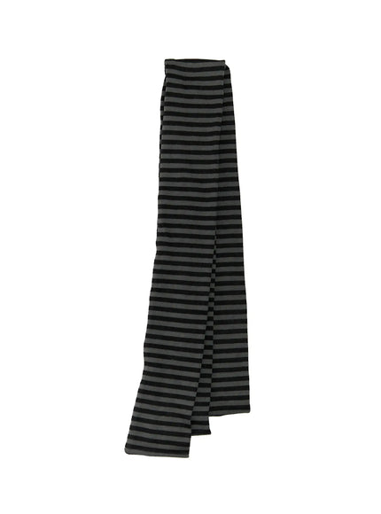 classic-striped-scarf-cl514 / Dark gray