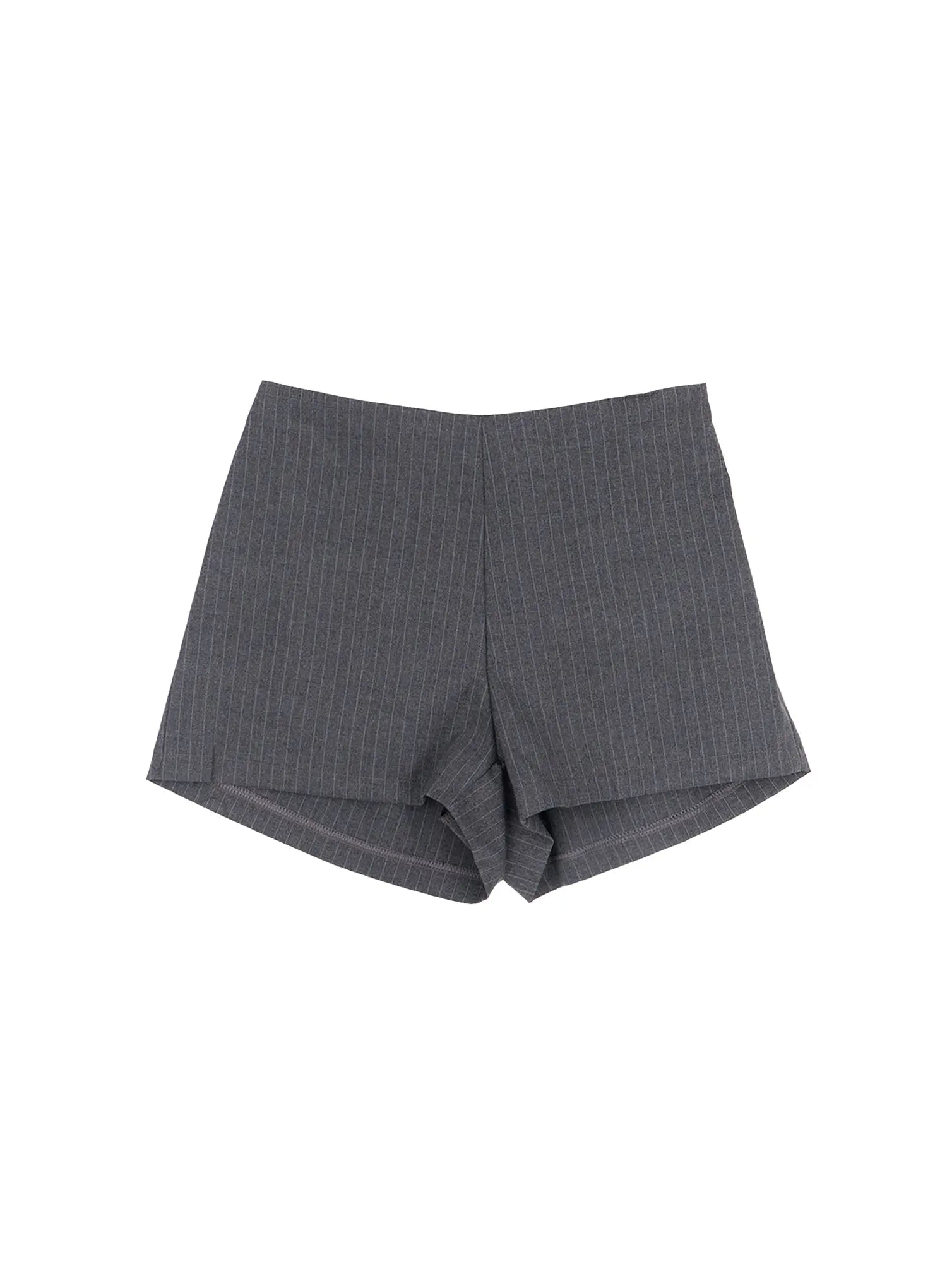 Striped Tailored Mini Shorts CM517