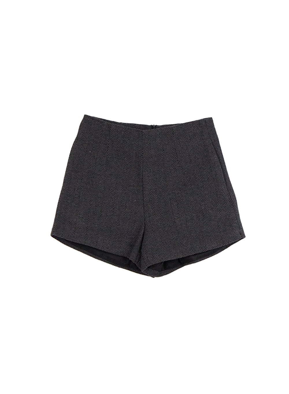 herringbone-print-shorts-cd416 / Dark gray