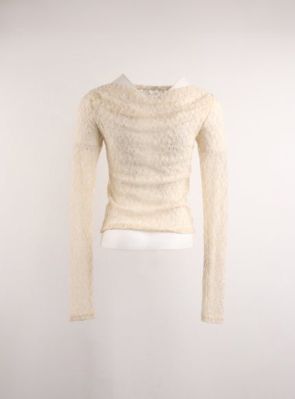 lace-asymmetrical-floral-lace-long-sleeve-top-cj415