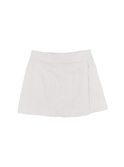 Linen Mini Skort CL524