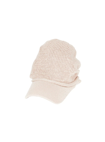 vintage-crochet-summer-hat-ca520 / Light beige