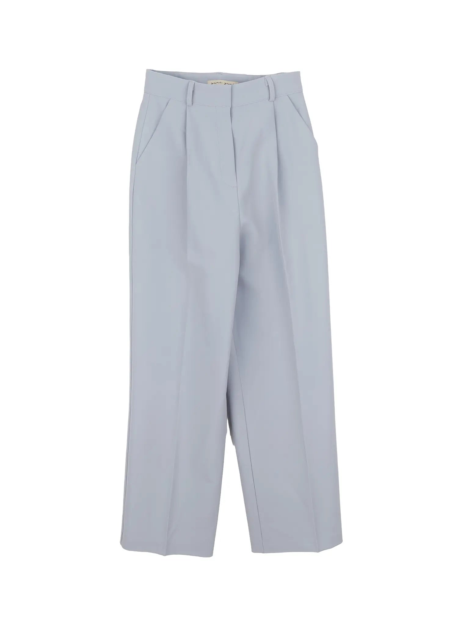 stretch-wide-leg-trousers-cm510 / Light blue