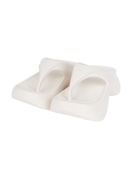 pastel-platform-flip-flops-cy520 / White
