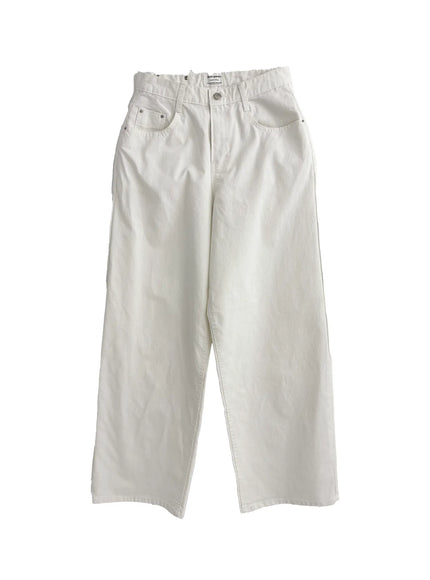 striped-wide-leg-cotton-pants-co530 / White